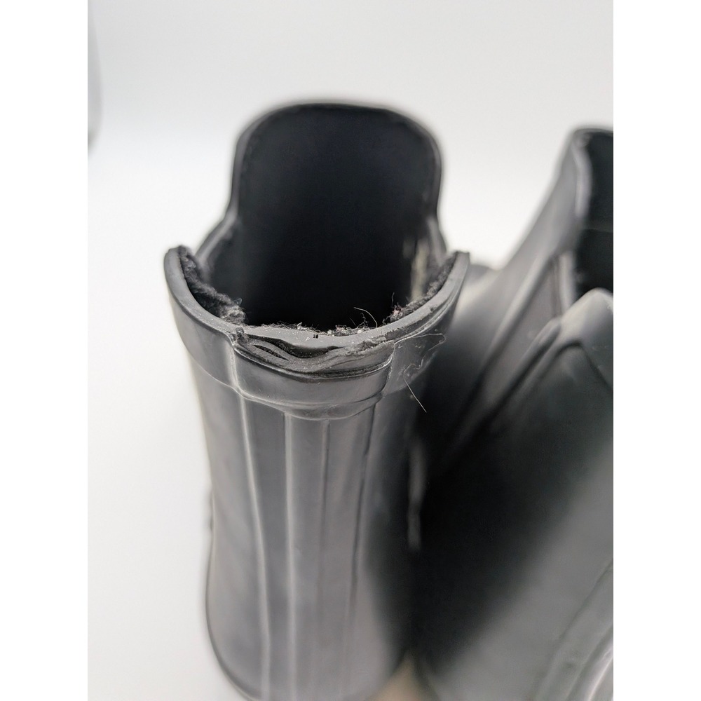 Capelli New York Rain Boots Matte Black Chelsea Gorpcore Grunge Utility Shoes 10 - Picture 6 of 7